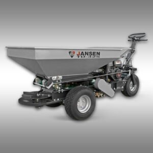 Plænebesander Jansen TD-325, topdresser, gødningsspreder, sandspreder