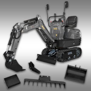 Jansen MB-500 Mikrograver, Minigraver, Benzin, Komplet Sæt