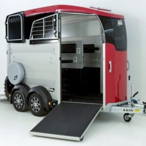 Ifor Williams HBX 511 hestetrailer | Forudgang | Ny model | Rød