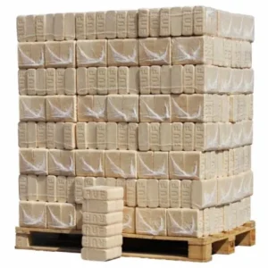 RUF Træbriketter – Lyse – Antal Bdt : 96 / Vægtfylde : 859 Kg/m3