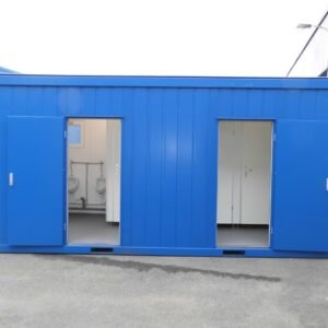 20' dame-/herretoiletcontainer
