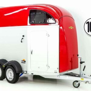Humbaur hestetrailer XANTHOS AERO 2400 | rød | sadelrum