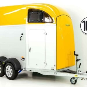 Humbaur XANTHOS AERO 2400 hestetrailer | gul | sadelrum | alufælge