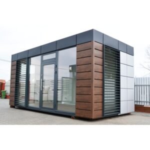 6 x 2,5 m kontorcontainer / boligcontainer - Mod. Eksklusiv