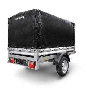 Brenderup 1205 S trailer - 750 kg - med Brenderup Black Edition høj presenning